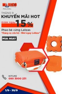 Tiết kiệm hơn với ưu đãi đặc biệt khi mua dụng cụ nổi cứu sinh tại MARICO trong tháng 9 này