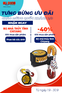 SIÊU ƯU ĐÃI DỊP LỄ QUỐC KHÁNH KHI MUA PHAO BÈ CỨU SINH HOẶC THIẾT BỊ NHẢ THỦY TĨNH CHIYANG